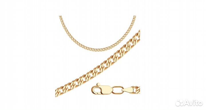 Цепь из золочёного серебра