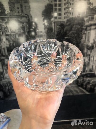 Хрустальная пепельница СССР