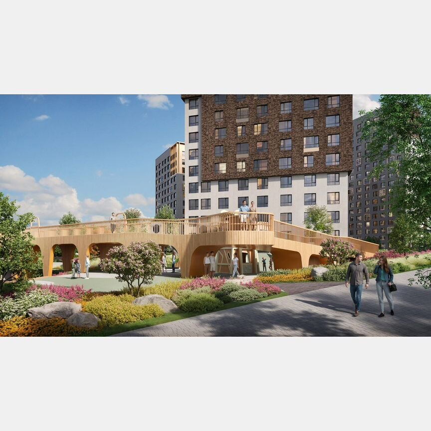 1-к. квартира, 43,1 м², 17/23 эт.