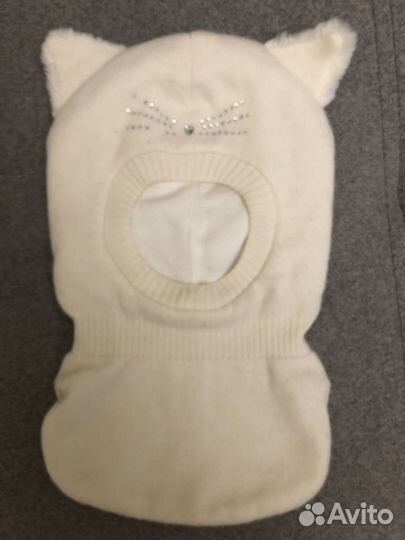 Шапка шлем для девочки