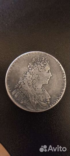 Монета Пëтр II 1729