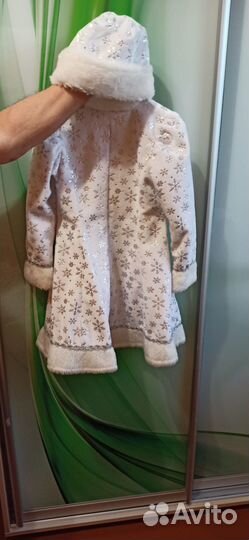 Костюм Снегурочки на 6-8лет