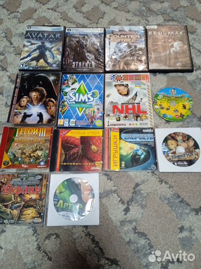 Диски с играми для компьютера
