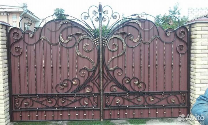 Кованые ворота