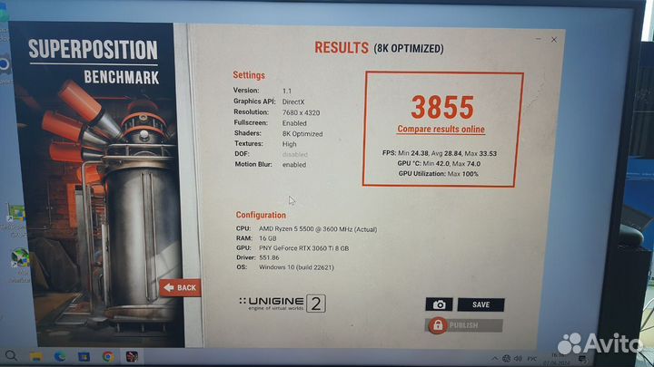 Лучший игровой пк Ryzen 5500 /rtx 3060ti