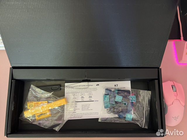 Механическая клавиатура KT87 FL.cmmk pink объявление продам