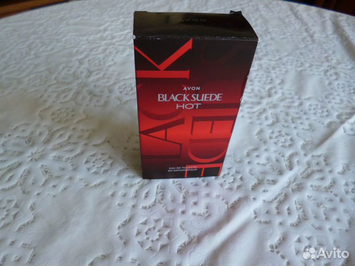 Мужской парфюм black suede HOT avon