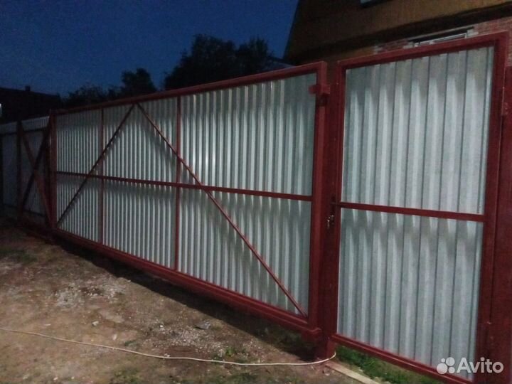 Откатные ворота под ключ с установкой