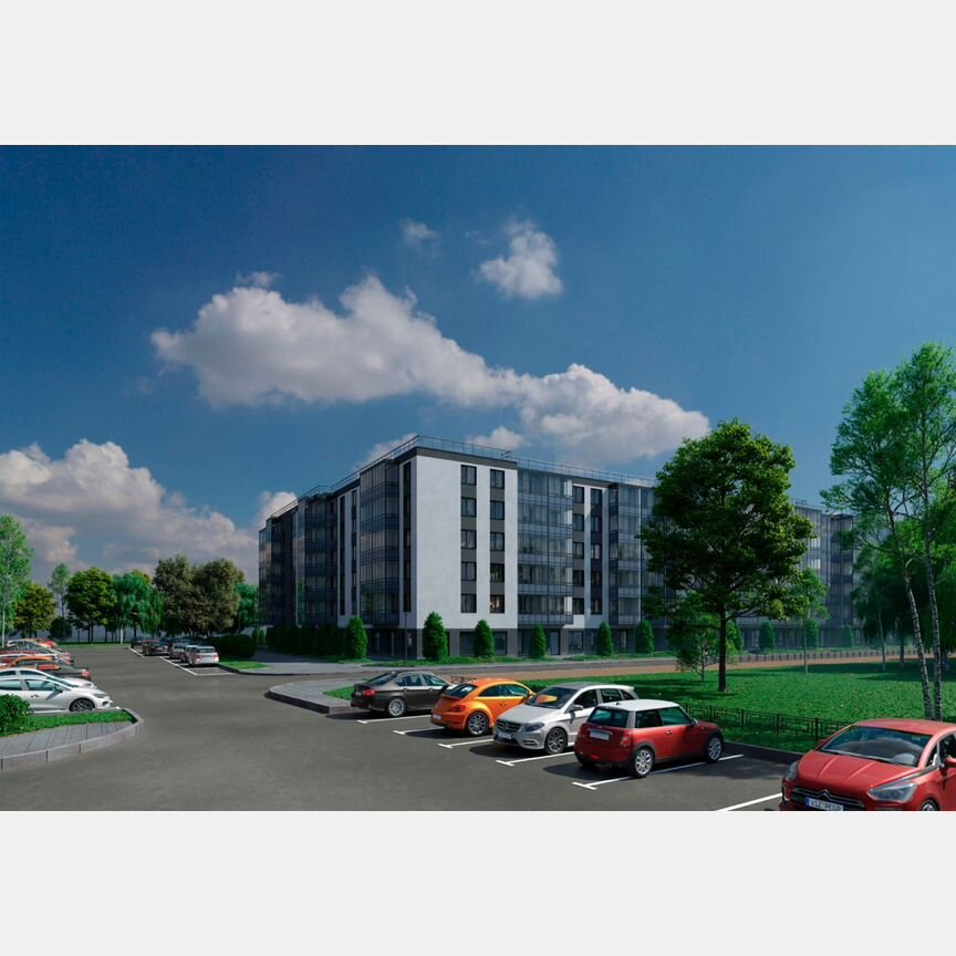1-к. квартира, 46 м², 4/6 эт.