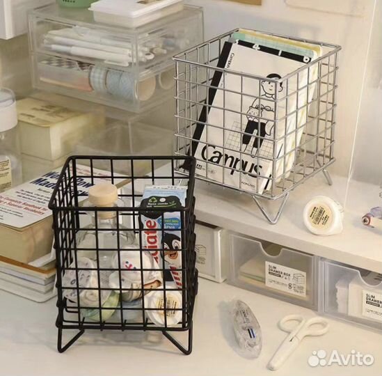 Металлическая корзинка для хранения