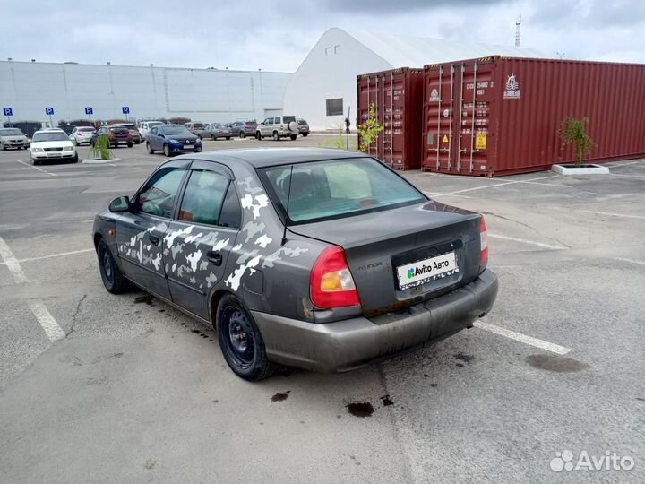 Hyundai Accent 1.5 МТ, 2002, 400 000 км