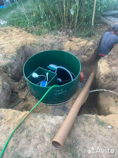 Установка септика под ключ от производителя