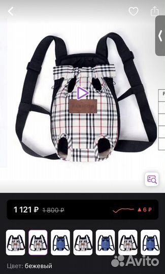 Рюкзак, переноска, вольер, дождевик для собак