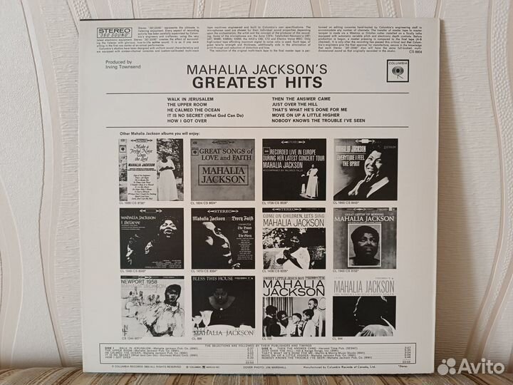 Mahalia Jackson's Greatest Hits (оригинал)