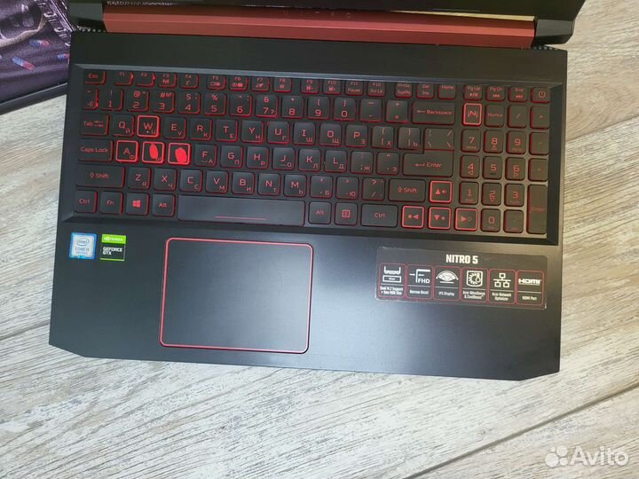 Игровой Acer nitro 5 на GTX 1650 i5 12GB / SSD 512