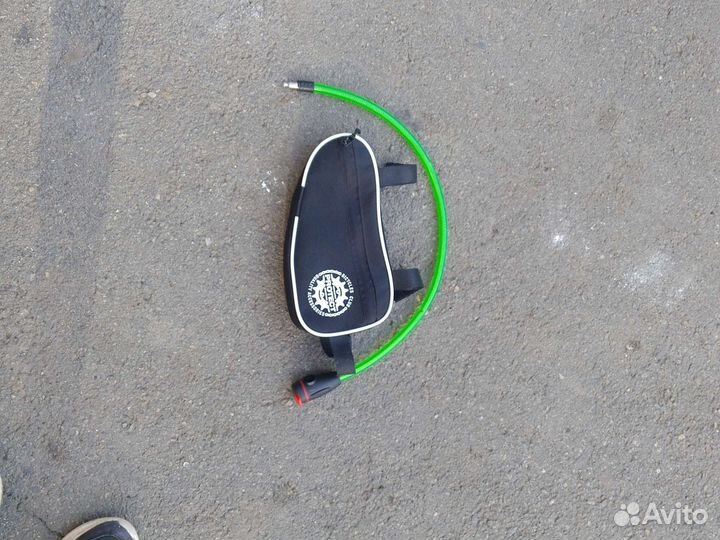 Сумка для велосипед и протиувогоный трос