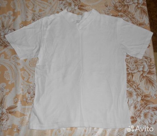 Футболки белые (р.124-130/34)