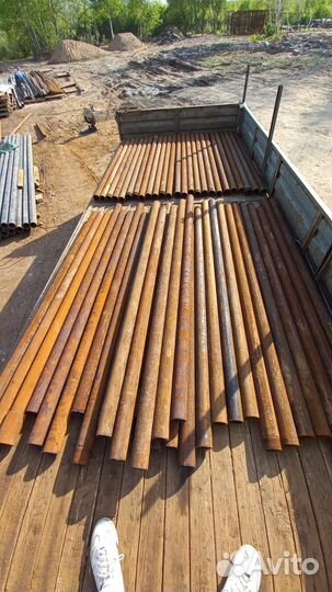 Трубы на столбы нкт 73 бу, оплата при получении