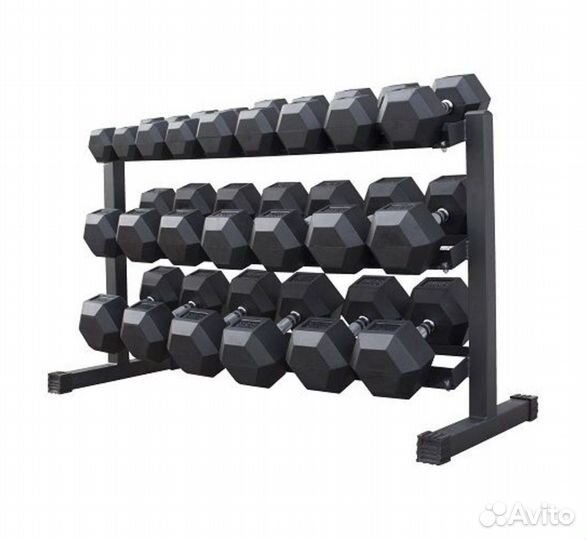 Гантельный ряд, гантели 153кг. В наличии и др.вес