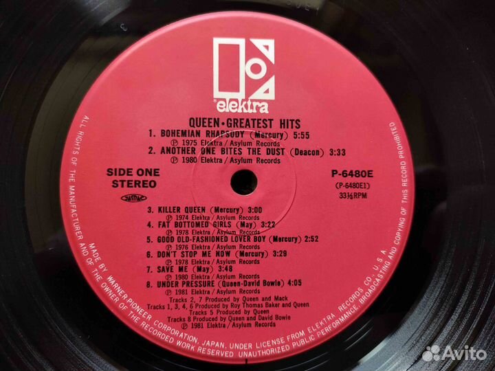 Queen – Greatest Hits – оригинал Japan 1981 #4