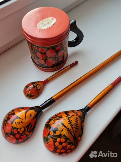 Посуда хохлома