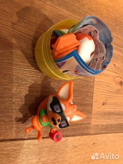 Киндер игрушки лисичка