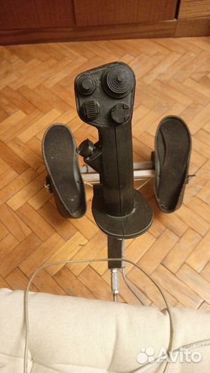 Джойстик (рус), подвес, стул, педали для авиасимул