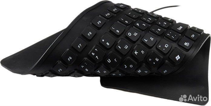 Гибкая силиконовая клавиатура проводная