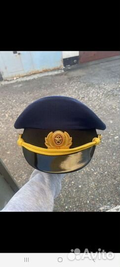 Фуражка офисная синяя вкс