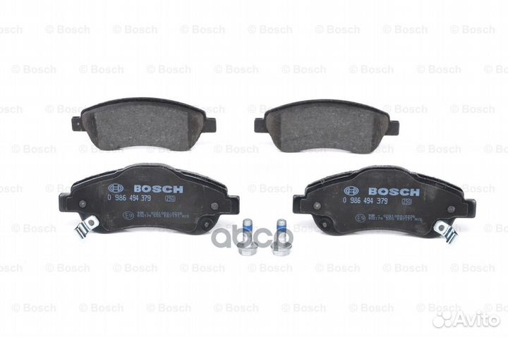 Колодки торм к-т 0986494379 Bosch