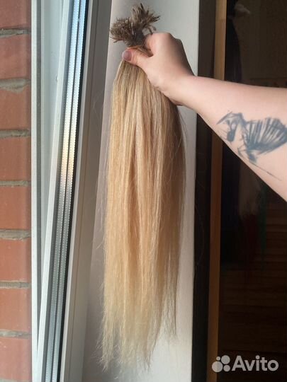Волосы для наращивания 50 см бу