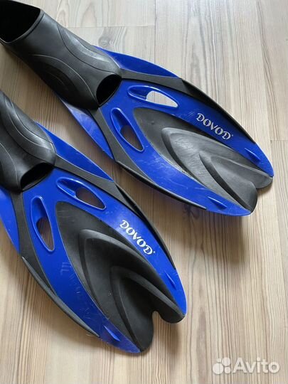 Ласты для плавания 45 размер + маска и трубка