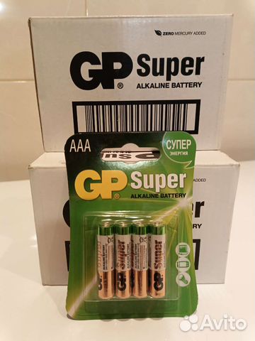 Батарейка GP Batteries Super AAA - LR03 1,5 В