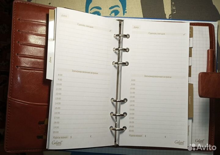 Блокнот Органайзер из натуральной кожи