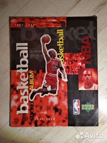 Альбом наклейки стикеры баскетбол NBA Upper Deck