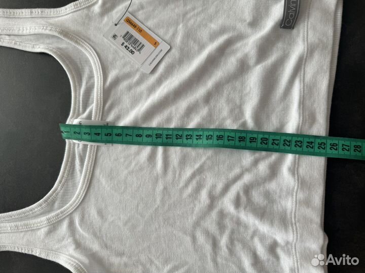 Майка белая женская