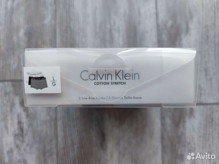 Трусы Calvin klein мужские L оригинал 3 шт
