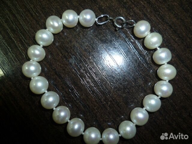 Серебряные сережки, кольцо, браслет с жемчугом