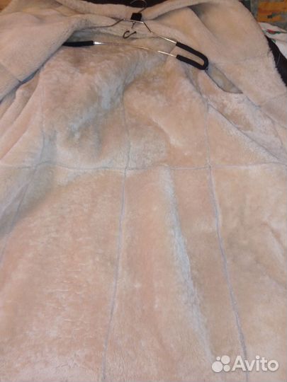 Дублёнка натуральная с двойной молнией