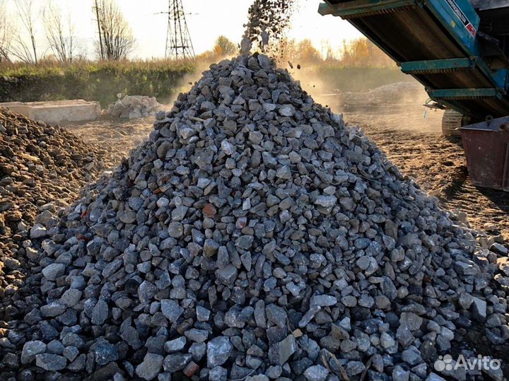 Щебень любых фракций