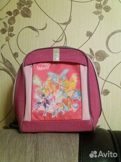 Ранец-портфель-рюкзак школьный для девочки