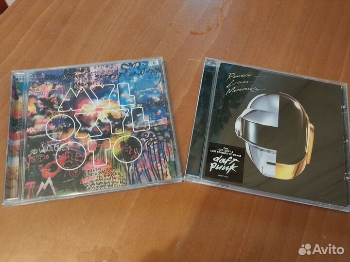 Daft Punk, Coldplay фирменные cd
