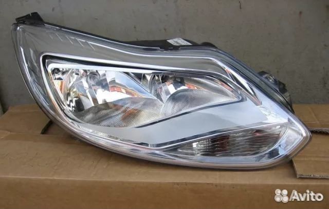 Фара Левая и Правая Форд Фокус 3 (Хром)