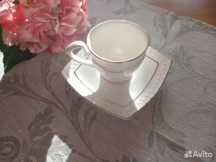 Кофейная пара 100 мл Снежная королева Коралл