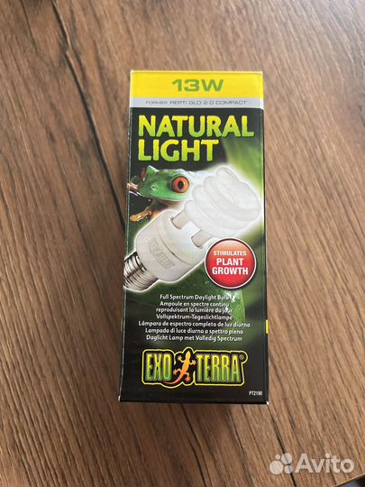 Exo terra natural light 13W + Nihgt heat lamp 15W