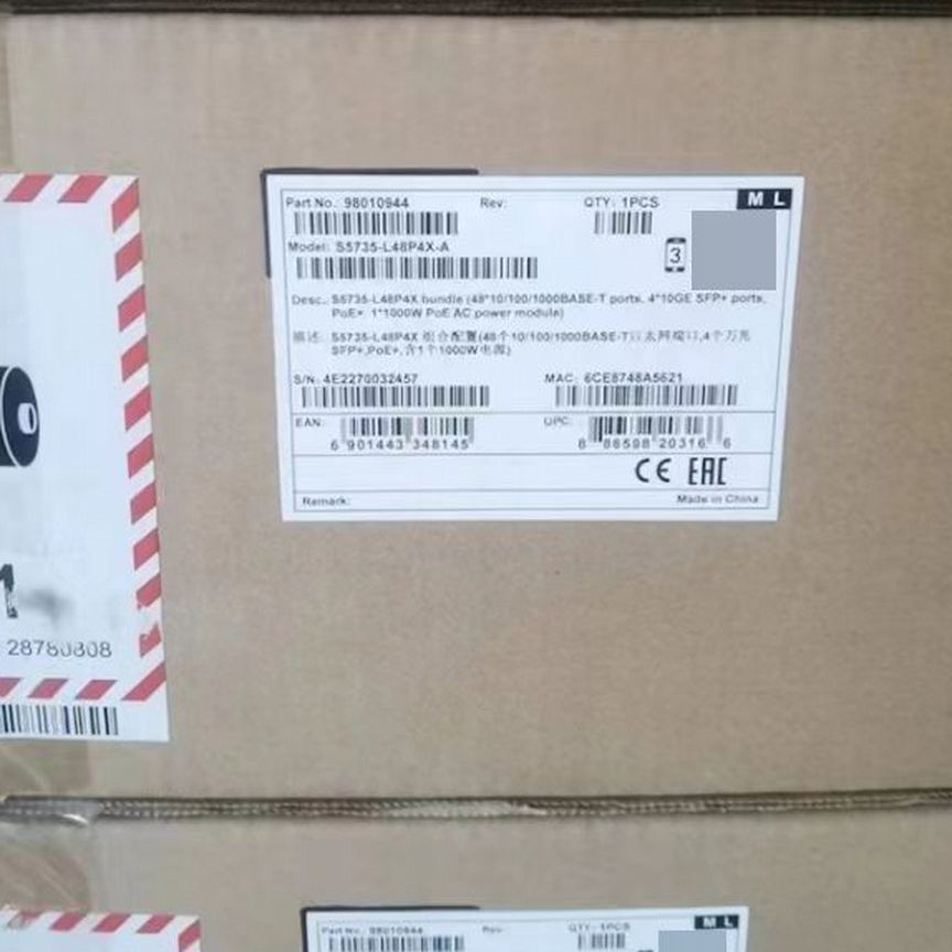 [S5735-L48P4X-A] Huawei (48*Poe+, 4*Sfp+ 1*1000w) S5735-L48p4x-A