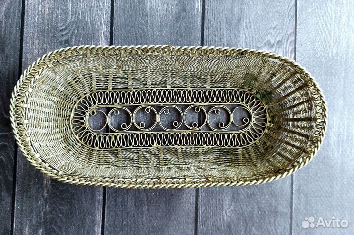 Ваза конфетница скань СССР