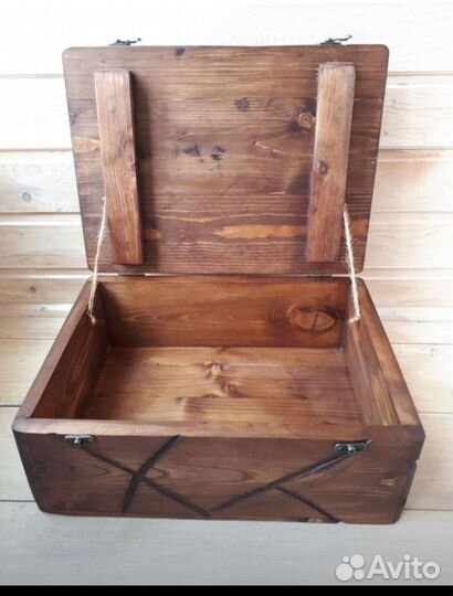 Ящик деревянный подарочный