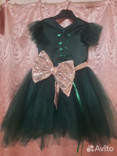 Вечернее платье для девочки 122- 128