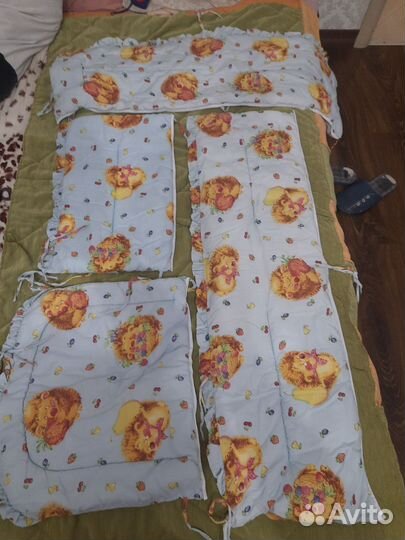 Бортики в детскую кроватку бу